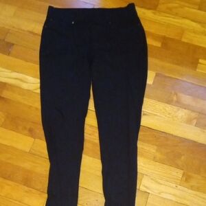 Women black pull on jeggings SEVEN7, medium